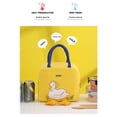 thumbnail image 5 of Secfreeship Cute Duck Design Insulated Lunch Bag, Portable Reusable Tote with Aluminum Foil Lining, Oxford Cloth Cooler Bag for Work, Travel, Picnic, Office Daily Use, 9 x 7.8 x 5.1 inch, 5 of 5
