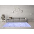 thumbnail image 3 of Ahgly Company Machine Washable Indoor Rectangle Oriental Blue Traditional Area Rugs, 7' x 10', 3 of 4