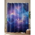 thumbnail image 4 of Starry Sky Shower Curtain, Purple Navy Night Sky Nature Minimalist Art Waterproof Shower Curtain Set with 12 Hooks Lightweight Washable Fabric Shower Curtains for Bathroom 72x72 Inches, 4 of 6