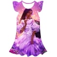 thumbnail image 1 of 2023 año Magic full house prince dibujos animados 3D estampado niños niña vestido lindo fiesta de cumpleaños princesa vestido apto para niñas tamaño 2-10Y6M Gao Jinjia LED, 1 of 2