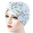 thumbnail image 6 of SPRING PARK Women Muslim Turban Hat Stylish Flower Pattern Hair Cap Hijab Head Scarf Wrap Cover, 6 of 6