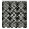 thumbnail image 3 of Ambesonne Black and White Shower Curtain, Retro Grunge Lines, 69"Wx70"L, Black White, 3 of 3