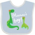 thumbnail image 3 of Inktastic Meemaw Boy Grandson Dinosaur Boys Baby Bib, 3 of 4