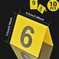 thumbnail image 3 of 10 Pcs Evidence Markers - 2.95x3.54 Inch, Double-Sided Numbers 1-10, Durable Plastic, Easy to Read, for Crime Scenes/Parties/Clue Games, Stackable Storage, 3 of 6