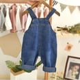 thumbnail image 6 of Hessimy Boys School Uniform Pants Elastic Waist Pull on Twill Pants with Pockets(Navy,12-18 Months), 6 of 7