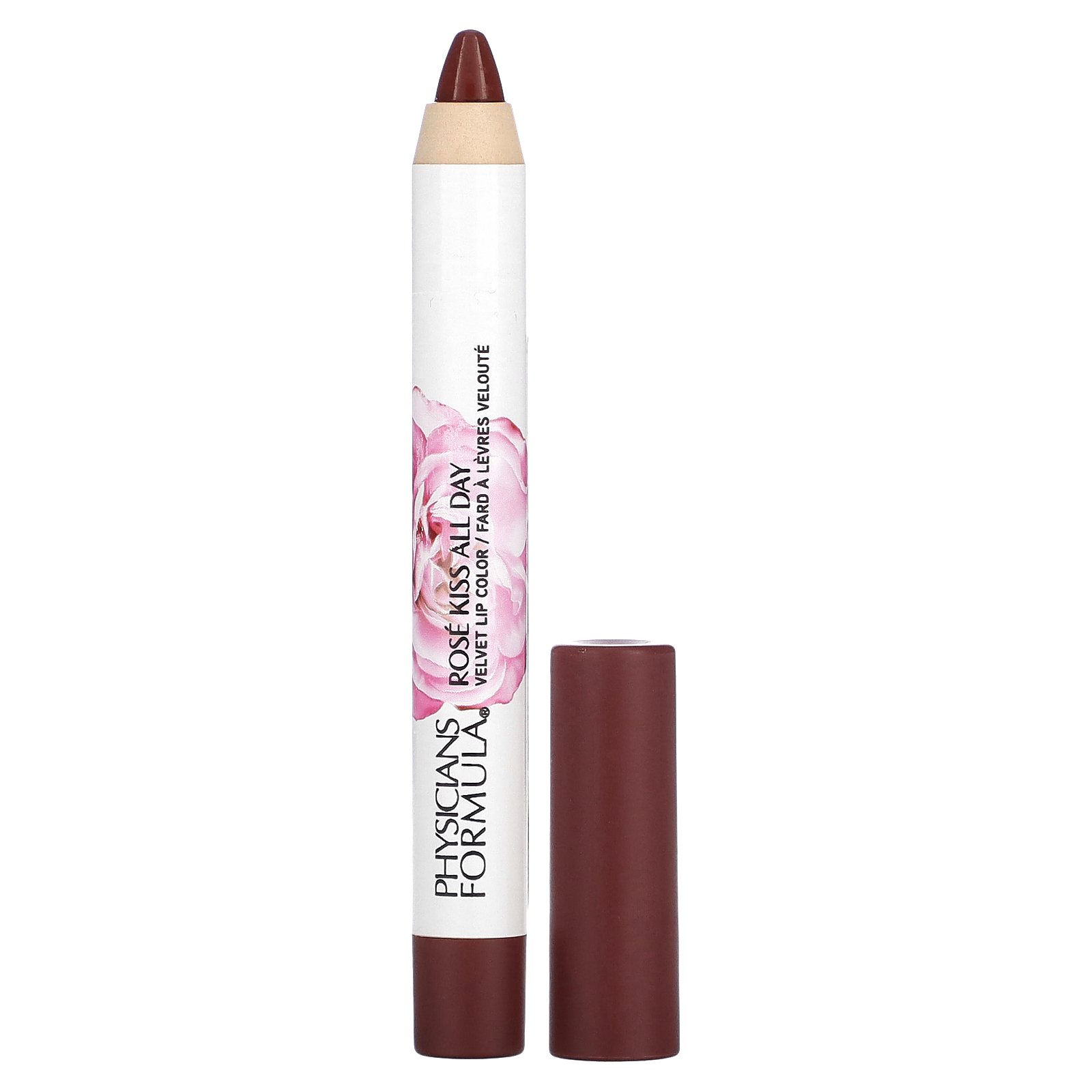 Physicians Formula Rosé Kiss Velvet Lip Color | Samtmatte & Satinierte Farben | Mit Rosenwasser & Antioxidantien | Pflegend & Langanhaltend