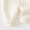 thumbnail image 5 of Hessimy Newborn Infant Baby Girl Basic Ruffle Romper Bodysuit Jumpsuit Casual Clothes Summer One Piece Solid Outfit(Beige, 5 of 7