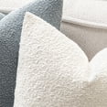 thumbnail image 2 of Fundas de almohada MIULEE con textura Boucle de 40 x 40 cm, juego de 2 unidades, color blanco, 2 of 8