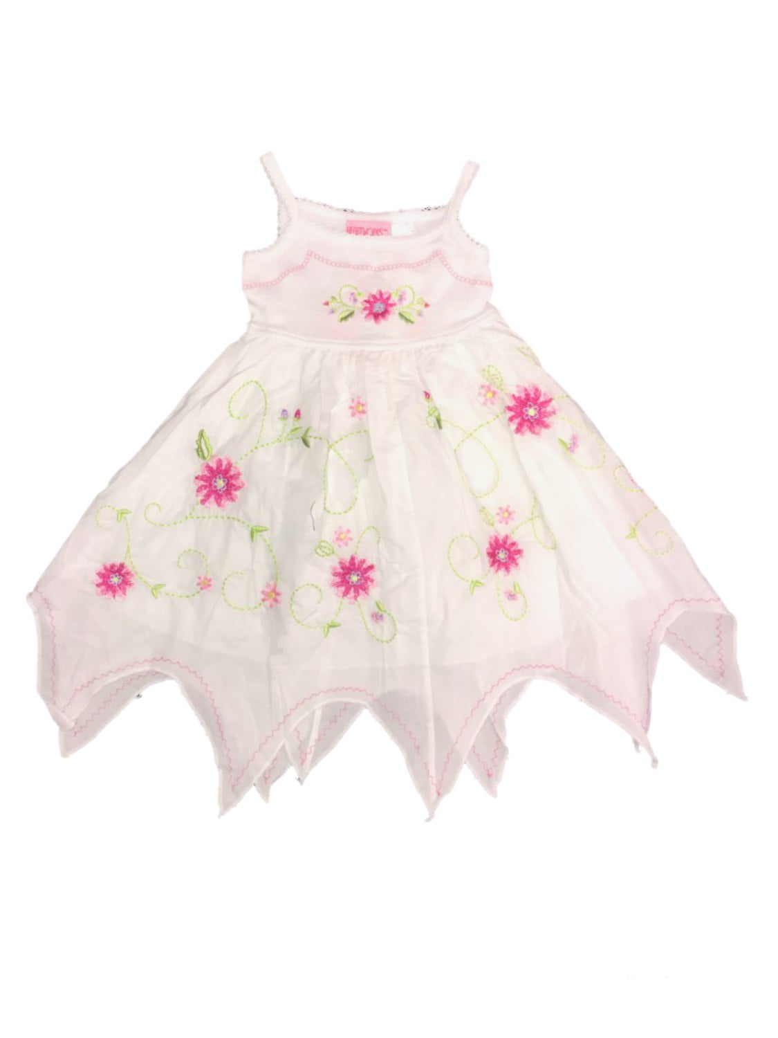 girls white spring dress
