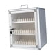 thumbnail image 1 of Gabinete de almacenamiento para teléfono y cerradura de seguridad portátil con cerradura, puerta transparente de aluminio 36 soles, 1 of 7