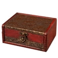 thumbnail image 3 of Caja de Almacenamiento de Madera Vintage con Broche Caja de Almacenamiento de Joyería Organizador de Cajas, 3 of 12