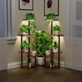 thumbnail image 2 of Plant Stand Indoor with Grow Light Metal Plant Shelf for Indoor Plants Multiple ed Corner Plant Stand Shelves Plant Rack Display Flower Holder for Living Room Patio Balco, 2 of 8