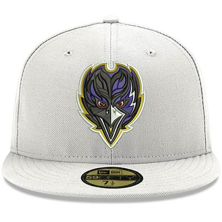 Men's New Era Black Baltimore Ravens Omaha 59FIFTY Fitted Hat