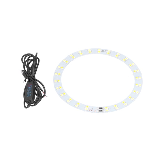 Adjustable Cool/Warm Colors for Perfect Daily Lighting 2-in-1 RGB LED Ring Light, 10W, USB Powered