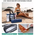 thumbnail image 2 of Bolsa de Playa DSIUE Impermeable con Refrigerador y Gran Capacidad para Mujeres, 2 of 8
