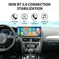 thumbnail image 5 of SNATEEN 15.8 inch Carplay Screen Radio Multimedia Player for Audi A4 A5 2009-2016 Models Universal Car Navigation GPS Upgrade Headunit Android Display Video 1080P Touch Screen Replace System, 5 of 16