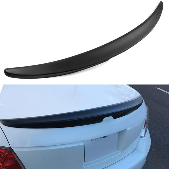 SCITOO ABS Black Rear Trunk Spoiler Wing Exterior Accessories Styling Kits Replacement for Honda for Accord 4-Door Sedan 3.5L EX