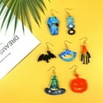 thumbnail image 4 of Halloween Pumpkin Earrings Silicone Mold is Suitable for Resin Epoxy Resin Diy Craft Pendant Earrings Jewelry Making, 4 of 16