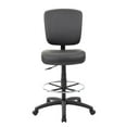 thumbnail image 2 of Boss Office Heavy Duty Wide Seat Drafting Stool without Arms, 2 of 7