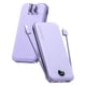 thumbnail image 1 of Cargador portátil Power Bank de 1200 mAh con cables integrados, color morado, 1 of 8