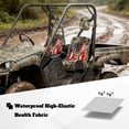 thumbnail image 3 of KUIFORTI American Flag Deer UTV Seat Covers Seats Cover with Headrest Covers Soft Water-Resistant Rhino UTV Accessories Compatible with Rhino 700 660 450 2004-2021, 3 of 7