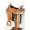 thumbnail image 4 of 17 In Hilason Western Horse Treeless Saddle American Leather Trail Barrel Hilason, 4 of 8