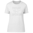 thumbnail image 1 of Friday Monday Happy Sad Face T-Shirt Women -Image by Shutterstock, Female Large, 1 of 2