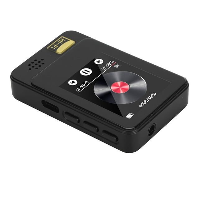 Lecteur de Musique MP3 MP4 avec BT, Écran Tactile 1,77 Pouces Lecteur de Musique MP3 avec Haut-Parleur Radio FM, Lecteur MP3 Mini HiFi Multifonctionnel
