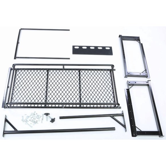 SEIZMIK Universal Dump Bed Rack for UTV Side by Side | Heavy Duty Steel Basket | Black | Bolt On Install & Removal