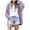 Purple, variant on Homenesgenics Plus Size Fall Tops Women's Fashion Sweater Coat Top V-Neck Loose Hollow Out Sleeve Coat