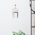 thumbnail image 5 of Wall Hanging Magazine Rack Iron Wire Holder for Storage Use Multi Color 7.87x11.81x2.95 Inches, 5 of 6