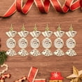 thumbnail image 5 of Xinwanna 6Pcs Christmas Candy Pendant Electroplating Color Painted Gifts High Gloss Reusable Festival Prop Lanyard Xmas Tree Decor Hanging Lollipop Pendant Party Supplies (Rose Gold), 5 of 13