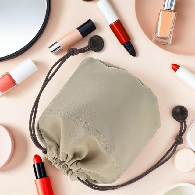 unbranded for Bucket Bags Reemplazo De Para Bucket En PU Beige Fácil De Limpiar Y Portátil