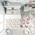 thumbnail image 3 of Designart 'Beauty and Fashion Pattern with Girls' Modern Teen Duvet Cover Set, 3 of 4