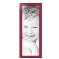 thumbnail image 2 of ArtToFrames 10" x 28" Red Picture Frame, 10x28 inch Red MDF Poster Frame (WOM-4119), 5 Pack, 2 of 8