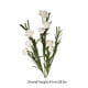 thumbnail image 3 of Flor artificial blanca de mano para pared, decoración de pared de mano de flores falsas, 3 of 8