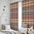 thumbnail image 5 of Blackout Kids Curtains,Orange Paisley Pattern Childrens Insulated Curtains Set Of 2,Bedroom Essentials,Toddler Room Decor 52x84in(132x213cm), 5 of 5