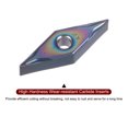 thumbnail image 4 of Carburo Torneado Insertos VNMG160404-FM CNC Torno Indexable fresadodo Reemplazo para MVUN Serie Herramienta Soporte Color Revestido Ranurado Herramienta, 4 of 6