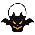 thumbnail image 1 of CRCMURE Food Storage Halloween Candy Bag Trick Or Pumpkin Bag Holiday Bucket 6 Clock To Choose From, 1 of 3