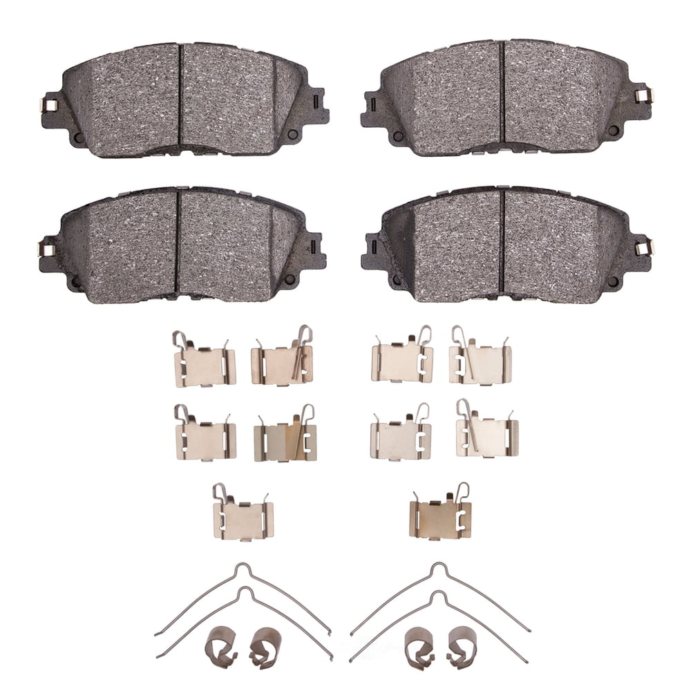 Dynamic Friction Company 1551-2076-01 DFC 5000 Advanced Brake Pads - Ceramic and Hardware Kit - OE