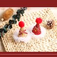 thumbnail image 4 of Bewildely Horquilla de Navidad para niñas y niños, de hilo bonita, adorno para el pelo, decoración para fiesta, decoración para el Kits de decoración para fiestas Oro, 4 of 6
