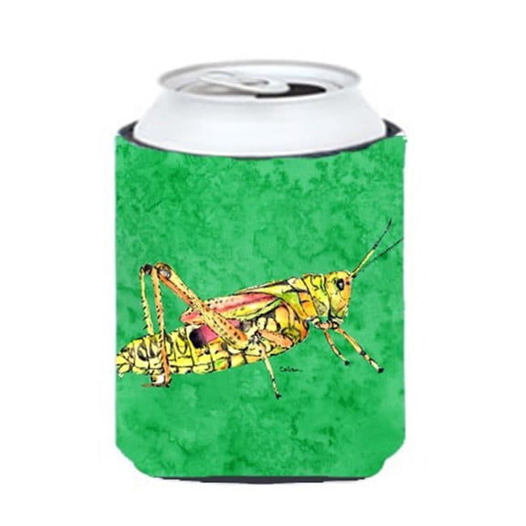 Grasshopper On Green Can Or bottle sleeve Hugger - 12 oz.