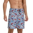 thumbnail image 2 of Yiaed winter Dachshund for Men's Soft Sleep Pajama Short Lounging Pajama Shorts-Medium, 2 of 6