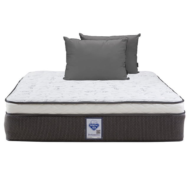 Colchón Matrimonial Spring Air Lemans con Almohadas 2-Pack