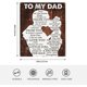 thumbnail image 4 of LHSHID Gifts for Dad Blanket from Daughter Fathers Day to My Dad Blanket Gifts Birthday Valentines Day Thanksgiving Gifts for Dad Gifts Super Soft Throw Blankets Present from Daughter 40x50in, 4 of 6
