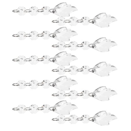 

Spptty Acrylic Chandelier Pendant 10pcs / bag Acrylic Maple Leaf Shape Chandelier Pendant Chandelier Hanging Decoration Chandelier Light Garland