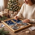 thumbnail image 5 of DIY Christmas Pearl Diamond Art Painting Kit, 7.87in Christmas Pearl Beads Art Craft for Adults & Beginners, Xmas Diamond Dots Beads Painting for Home Wall Decor, 5 of 7
