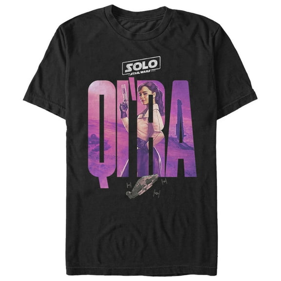 Men's Solo: A Star Wars Story Qi'ra Movie Poster Graphic Tee Black 5X Large