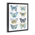 thumbnail image 2 of Stupell Industries Modern Varied Butterflies Insect Patterns Black Floating Frame Canvas Art, 17 x 21, by June Erica Vess, 2 of 7