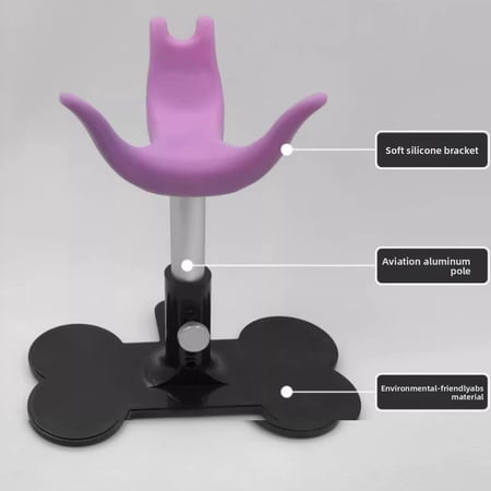 CNV Adjustable Height Dog Grooming Stool Soft Standing Support Auxiliary Stand Safe Pet Grooming Holder for Small Dogs